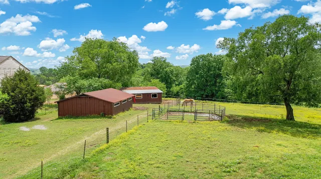 a view of an outdoor space and yard