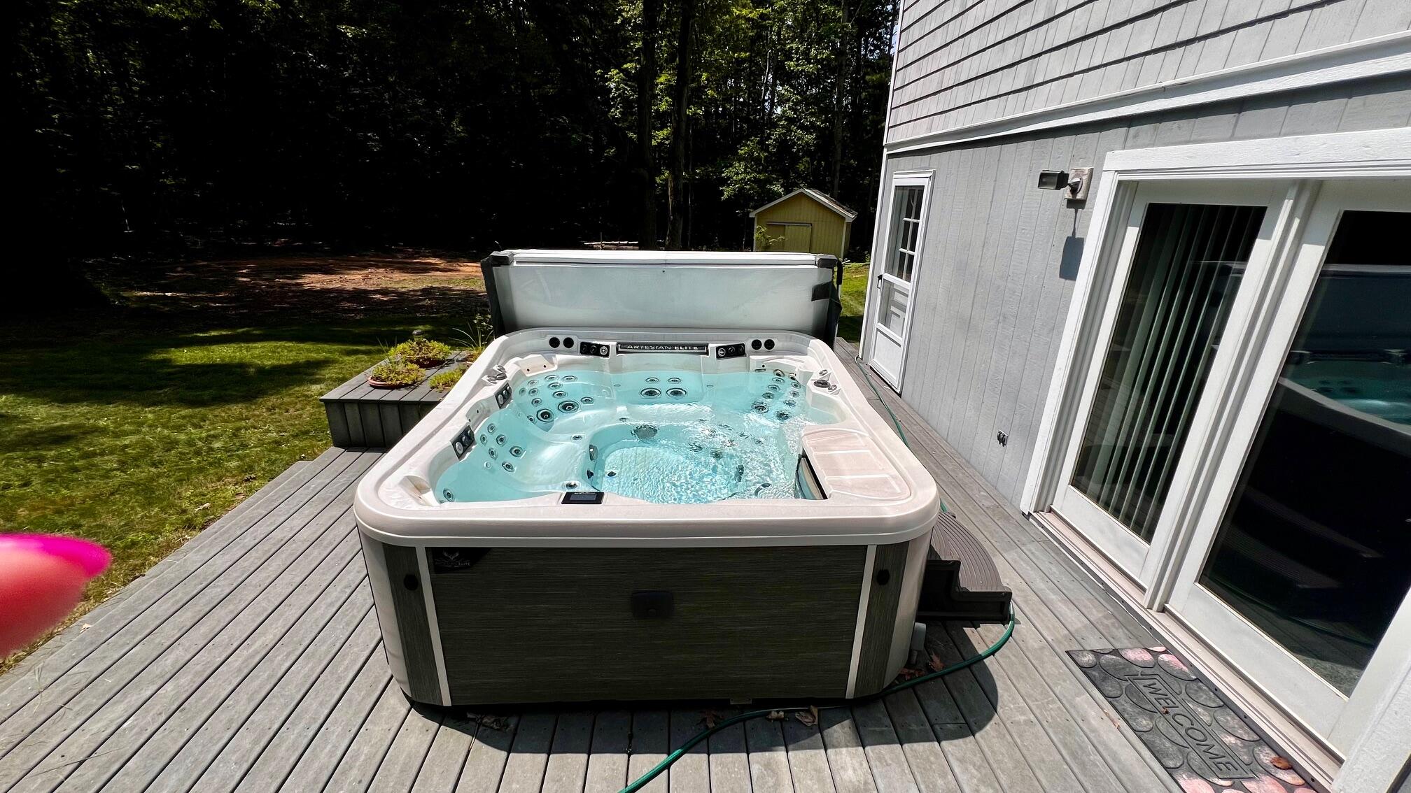 1821 West Hansen Road Scottville, MI 49454 - Photo 40 of 45 Hot Tub