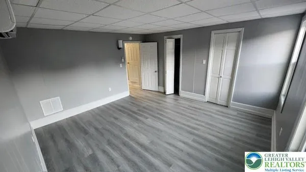 a view of wooden floor