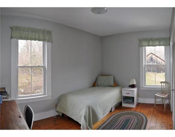 124 North Valley Road Pelham, MA 01002 - Photo 25 of 29 a bedroom with a bed and a window