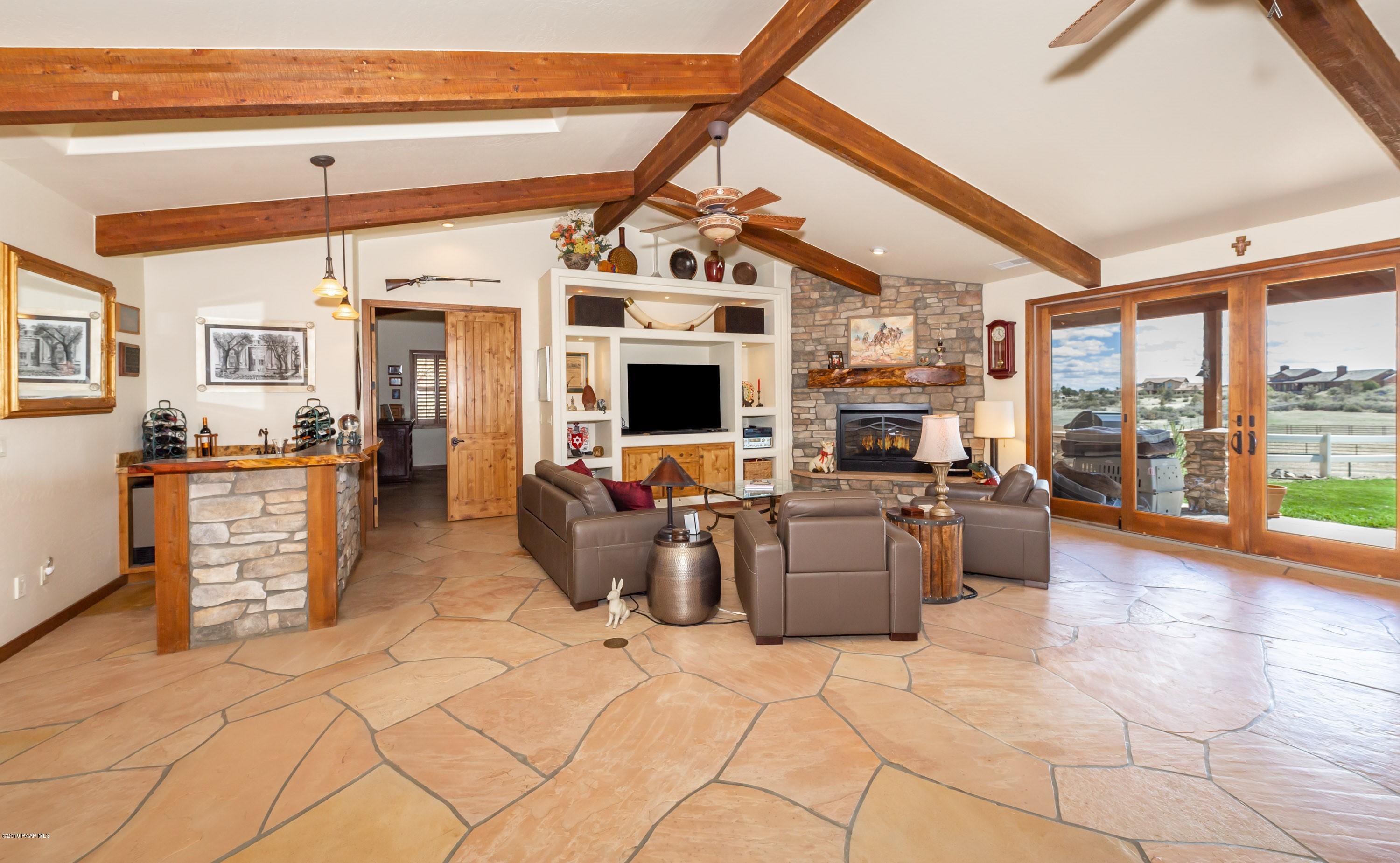 4355 Friendly Meadow Road Prescott, AZ 86305 - Photo 13 of 46 Flagstone flooring throughout