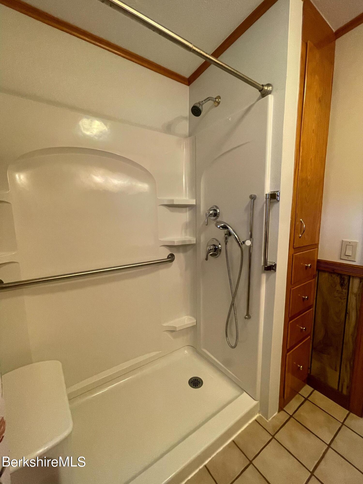 100 Town Hill Road Middlefield, MA 01011 - Photo 26 of 76 a bathroom with a shower and a shower