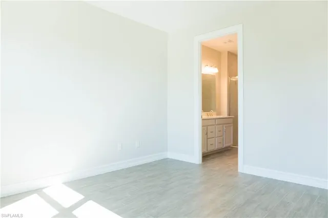 a view of an empty room