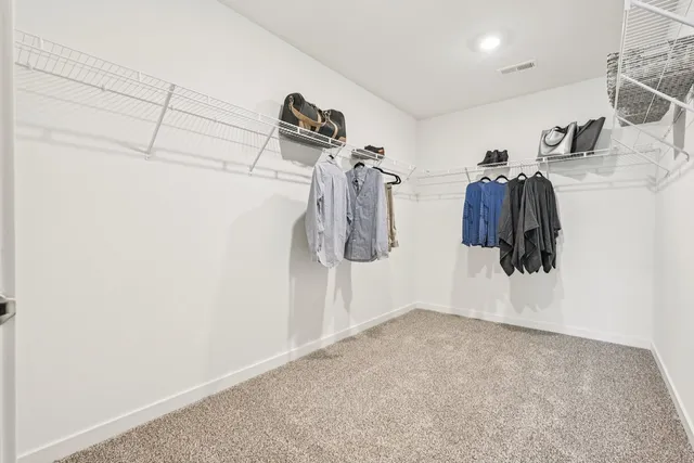 a view of walk in closet