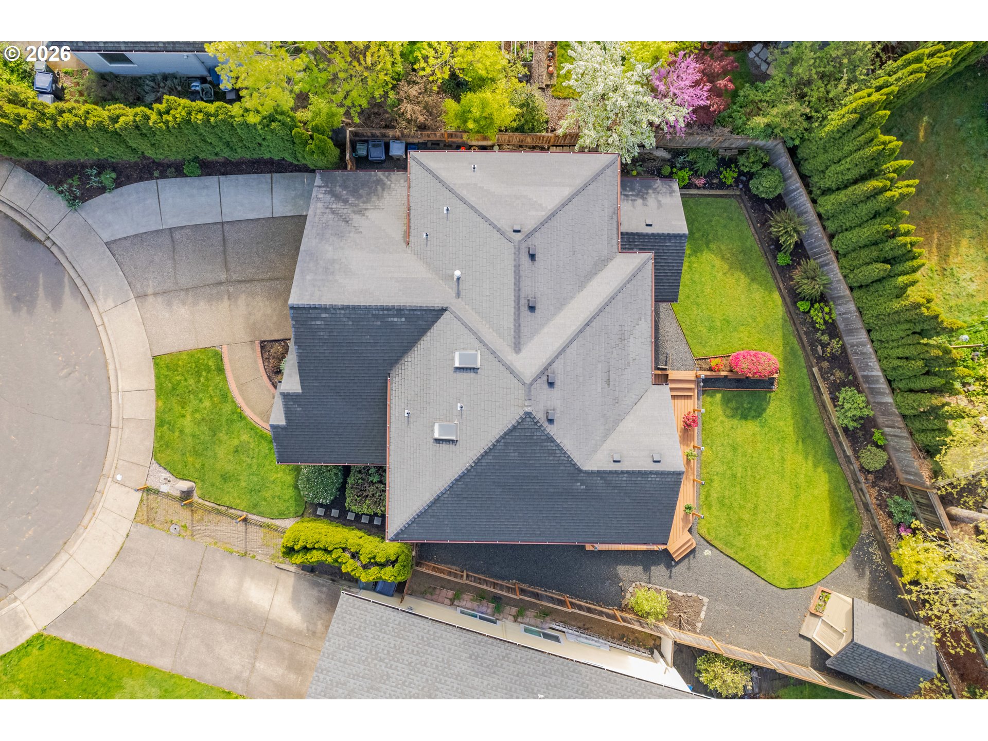 2436 Greiner Street Eugene, OR 97405 - Photo 42 of 45 an aerial view of a house