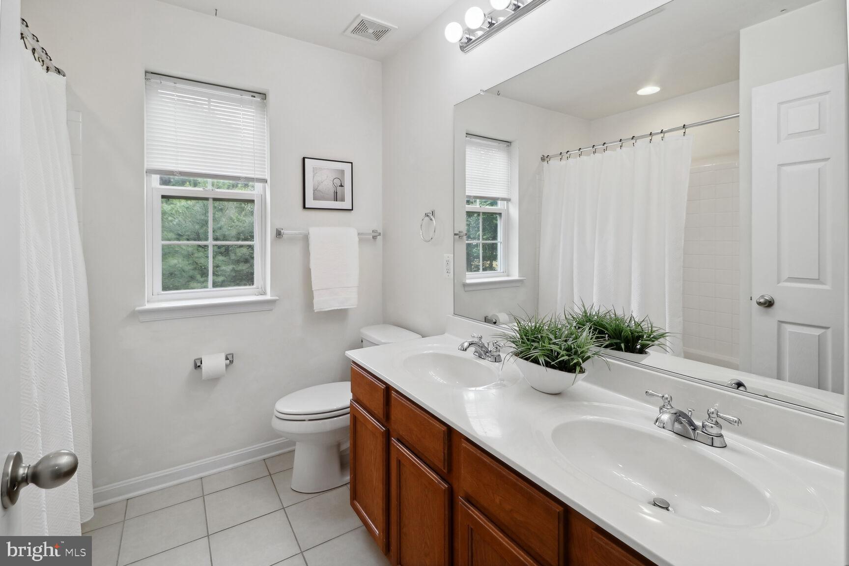6316 Old Washington Road Elkridge, MD 21075 - Photo 33 of 47 upper level full bath with dual sinks