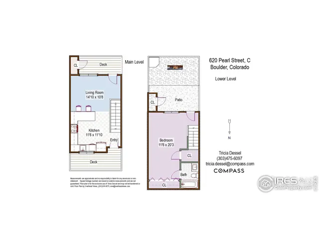 $599,000 | 620 Pearl Street, Unit C, Boulder, CO 80302