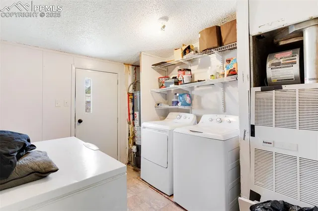 a room with storage and utility