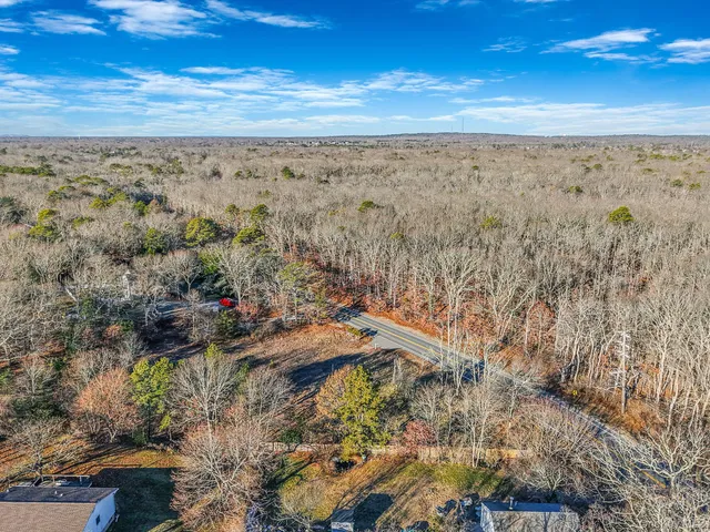 a view of city and mountain