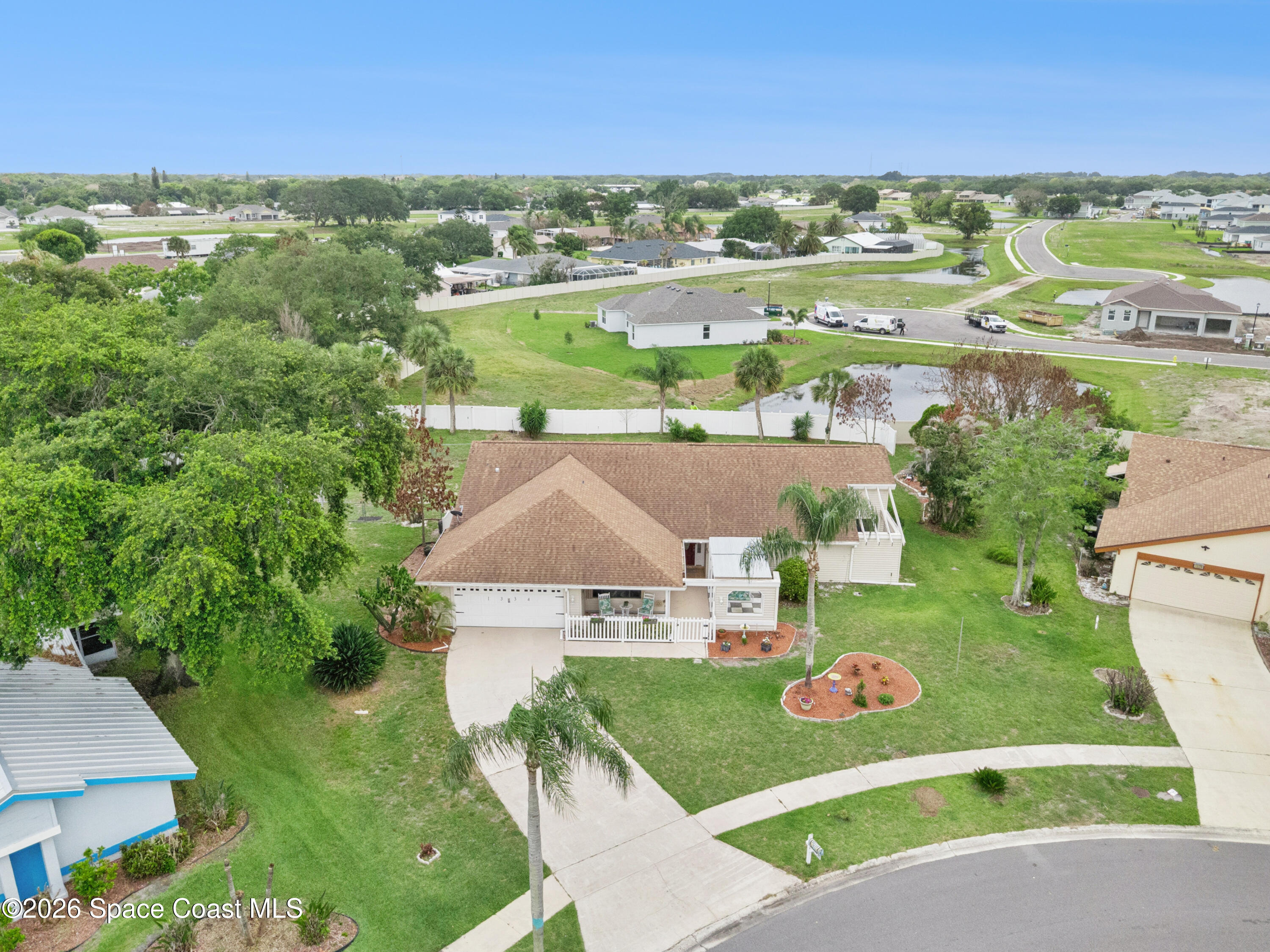 1334 Cherry Hills Road Northeast Palm Bay, FL 32905 - Photo 56 of 58 Aerial