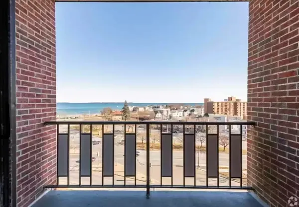 a view of a balcony