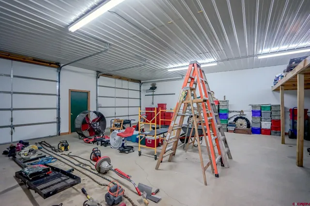 a view of storage and utility room