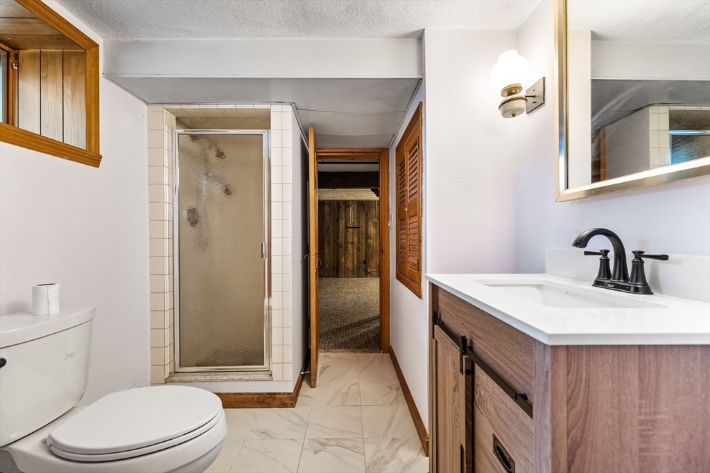 29 Undine Road Boston, MA 02135 - Photo 13 of 16 a bathroom with a sink a toilet and shower