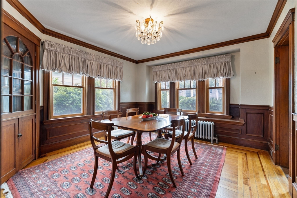 29 Undine Road Boston, MA 02135 - Photo 3 of 16 a view of a dining room with furniture window and outside view
