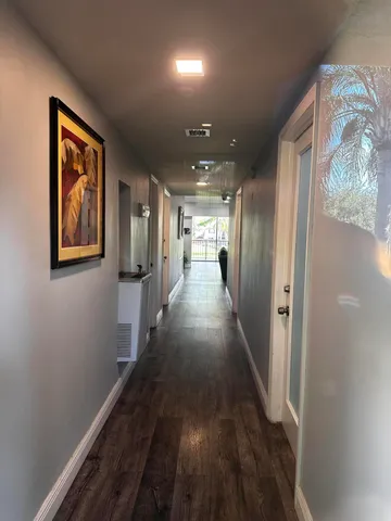 a room with lots of counter top space