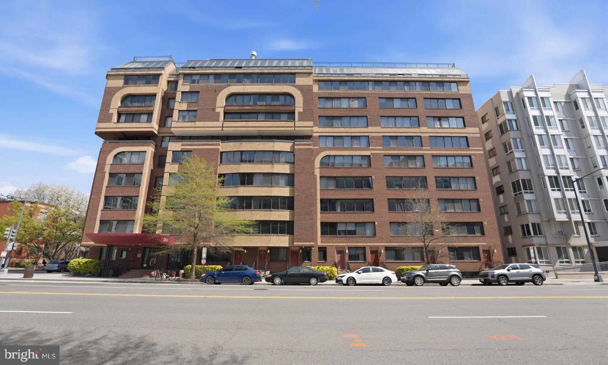 1245 13th Street Northwest, Unit 901 Washington, DC 20005 - Photo 37 of 38 a front view of a building with street view