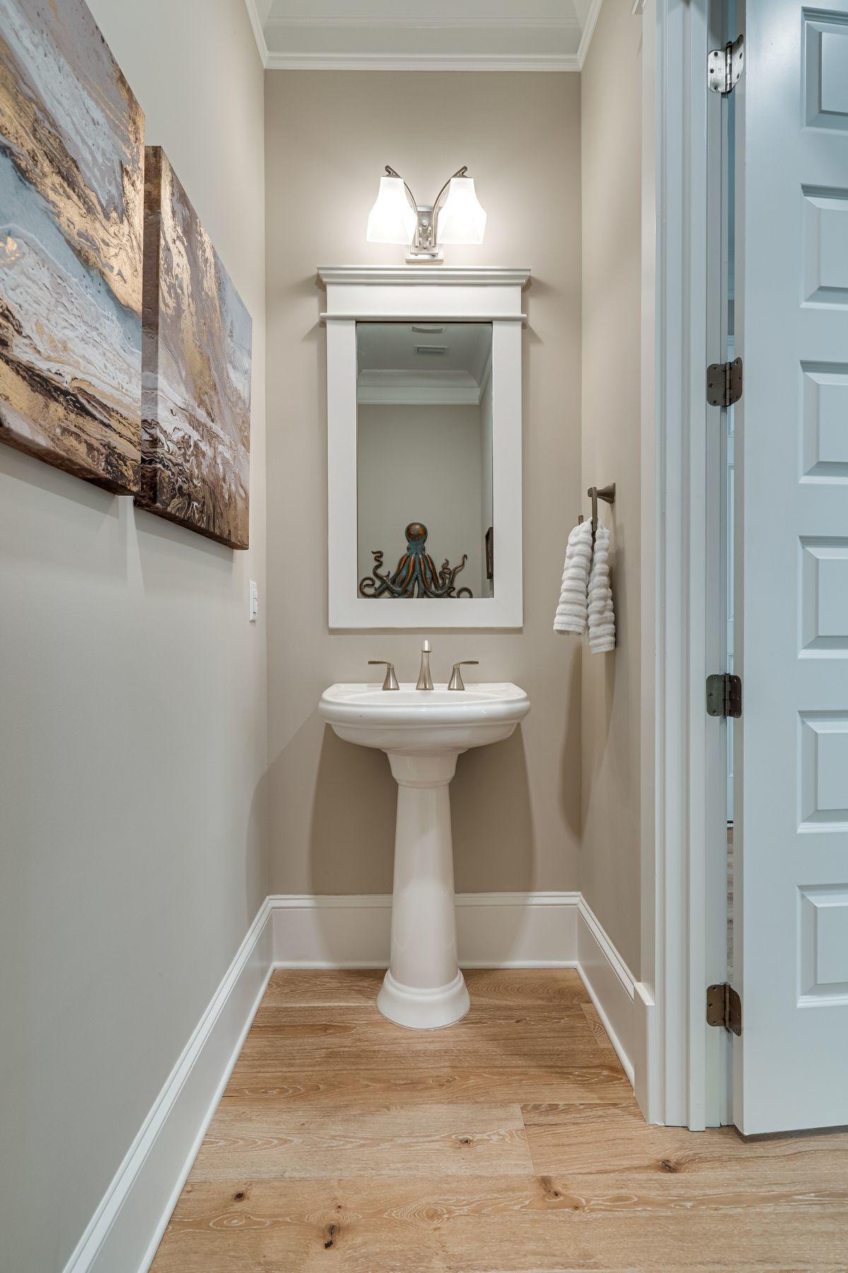 36 Clipper Street Inlet Beach, FL 32461 - Photo 15 of 44 a bathroom with a sink and a mirror