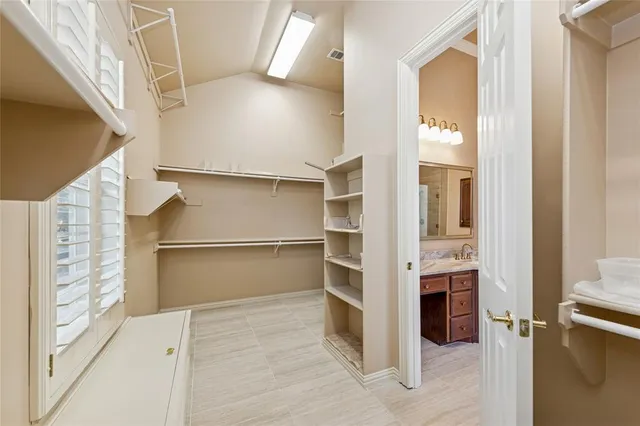 a view of empty room