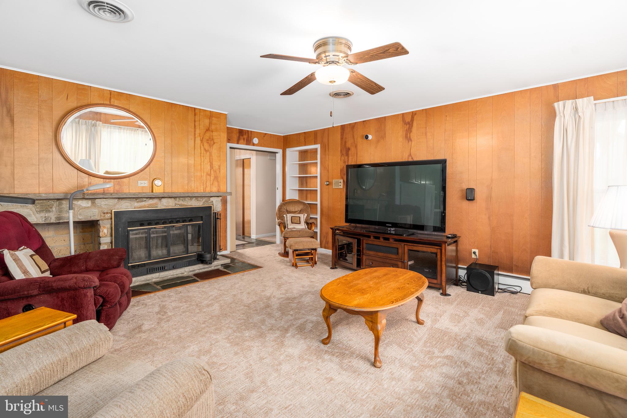 637 Telegraph Road Rising Sun, MD 21911 - Photo 9 of 16 Cozy wood fireplace in family room