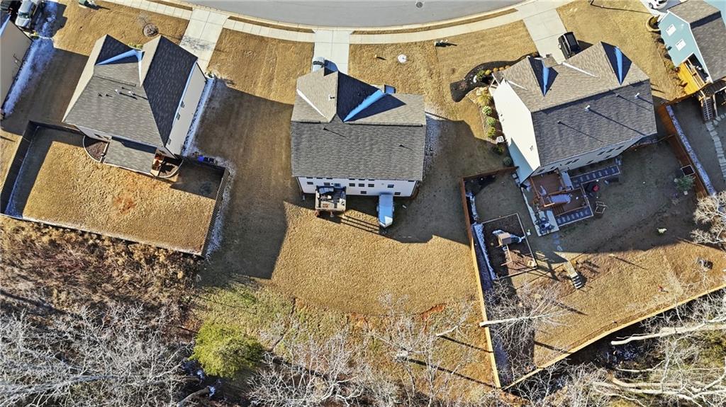 175 Paxton Lane Jefferson, GA 30549 - Photo 36 of 39 an aerial view of a house with roof deck and furniture