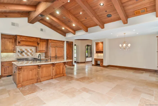 a view of an empty room with a empty shelves