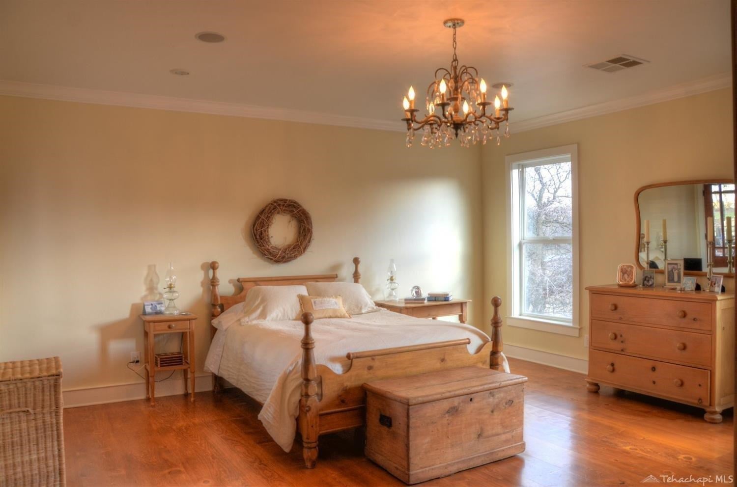 21182 Old Town Road Tehachapi, CA 93561 - Photo 10 of 10 Spacious Master Suite with Red Fir Wide Plank Wood Flooring