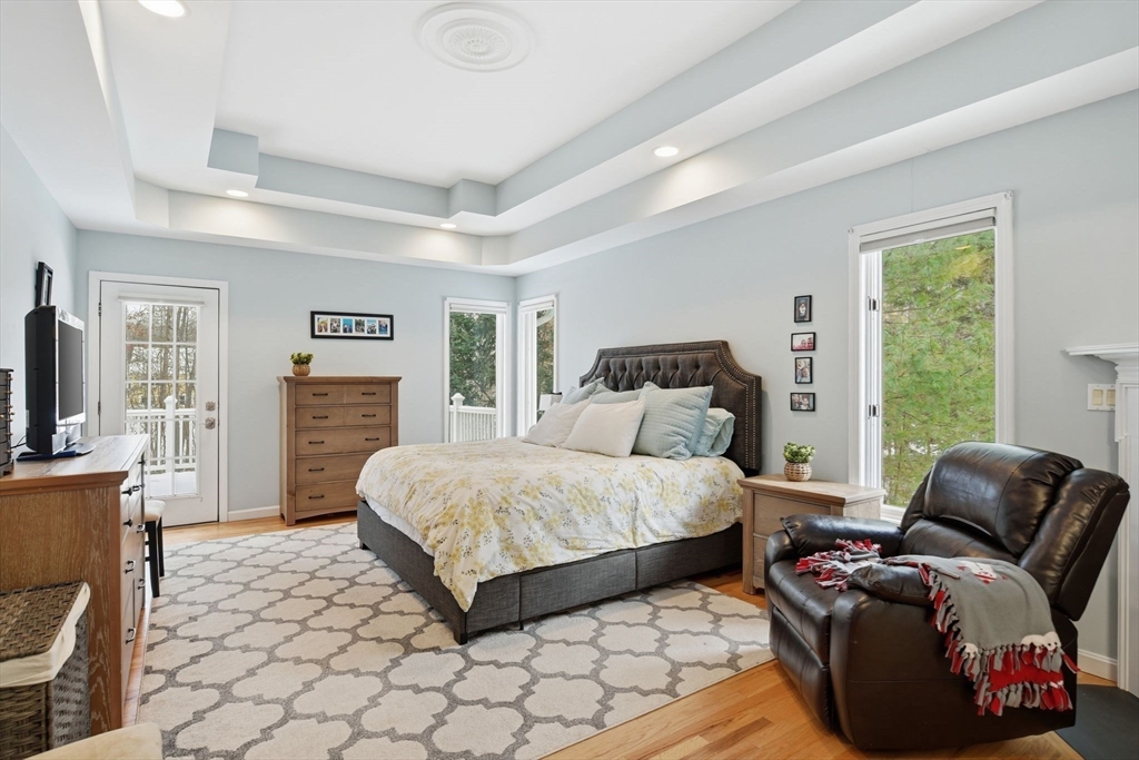 6 Shattuck Road Hadley, MA 01035 - Photo 20 of 40 a bedroom with double bed and a window
