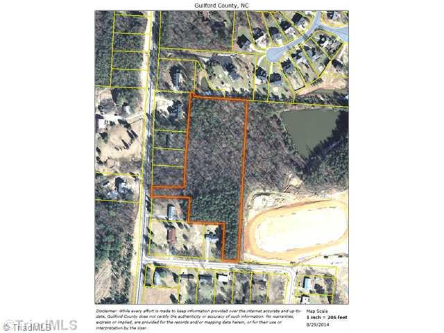 Aerial View. see next picture to see what was sold off 4.34 acres left. See PDF for new survey