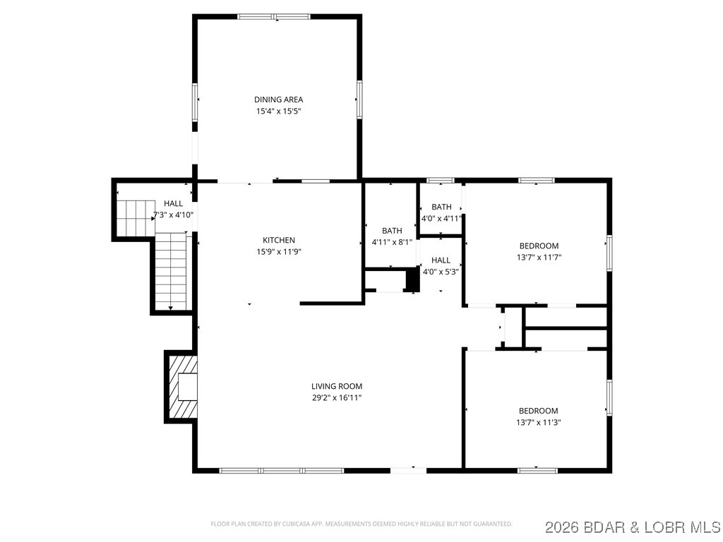 160 Bridgeview Road Camdenton, MO 65020 - Photo 47 of 49 Main level floor plan