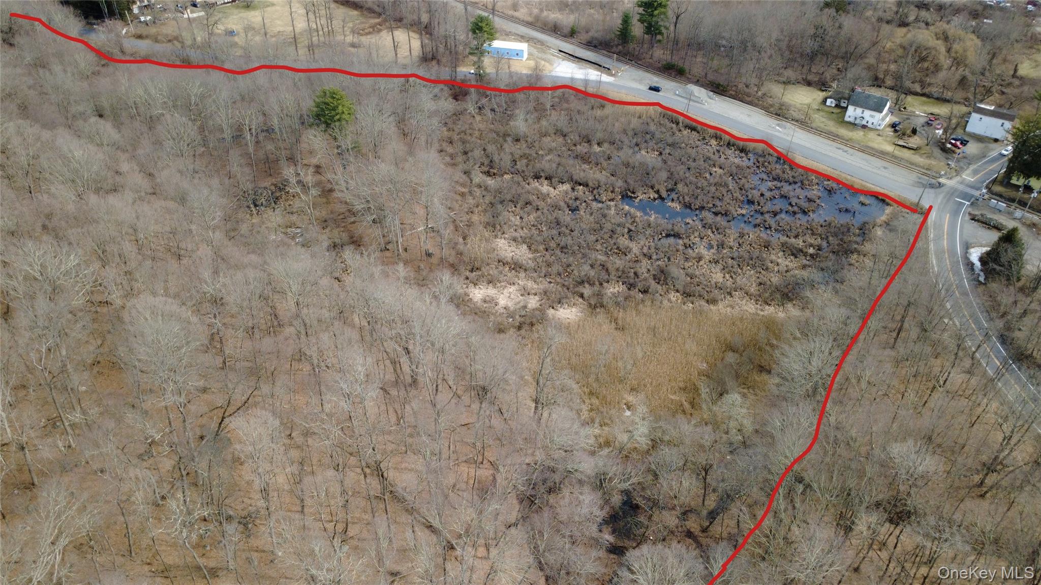 44 Ice Pond Road Brewster, NY 10509 - Photo 2 of 4 Low side of Property Near Route 312 & Ice Pond Road intersection