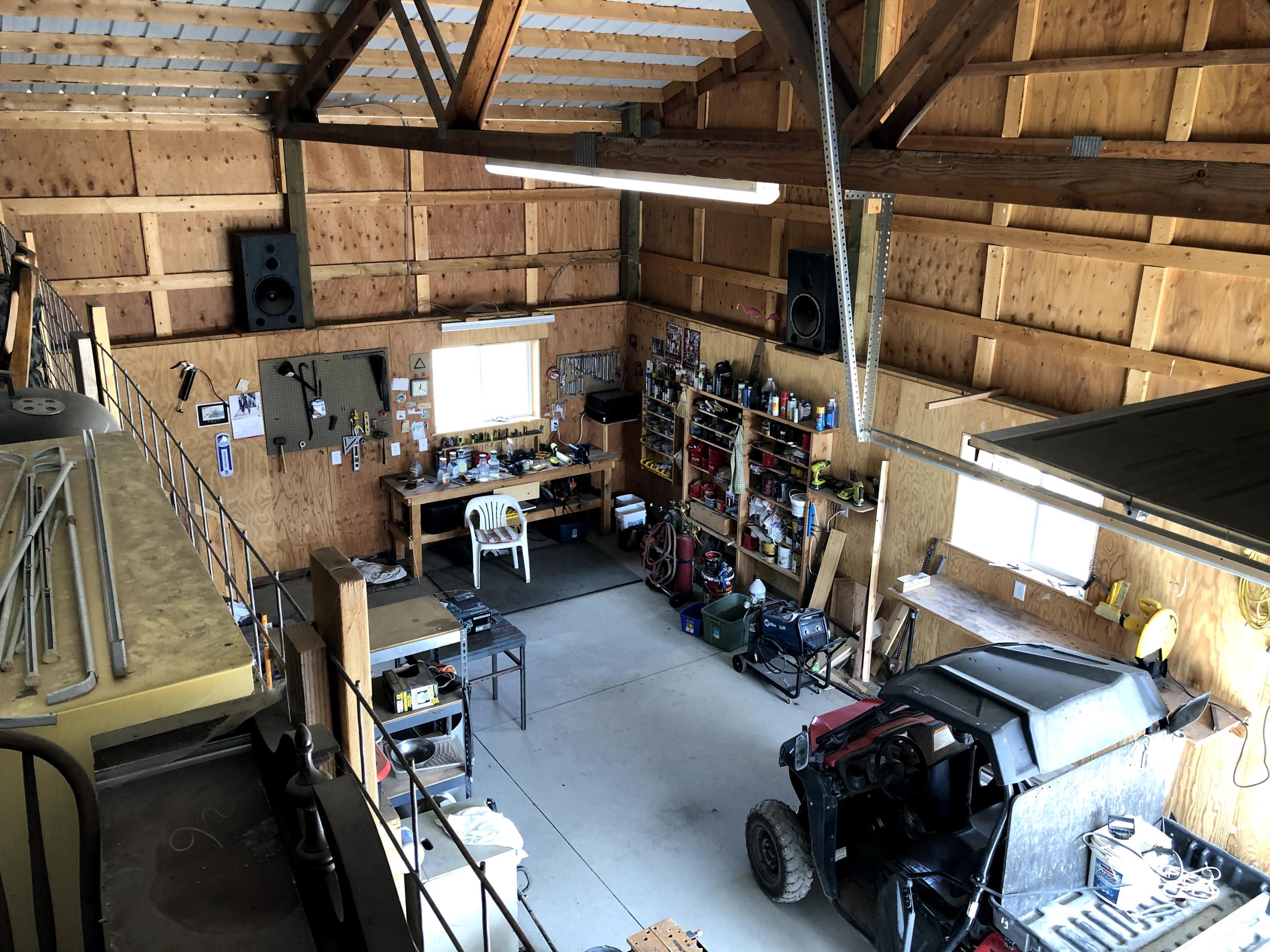 9263 Southwest Copley Road Powell Butte, OR 97753 - Photo 29 of 37 Shop with upstair Storage