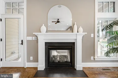a living room with furniture and window