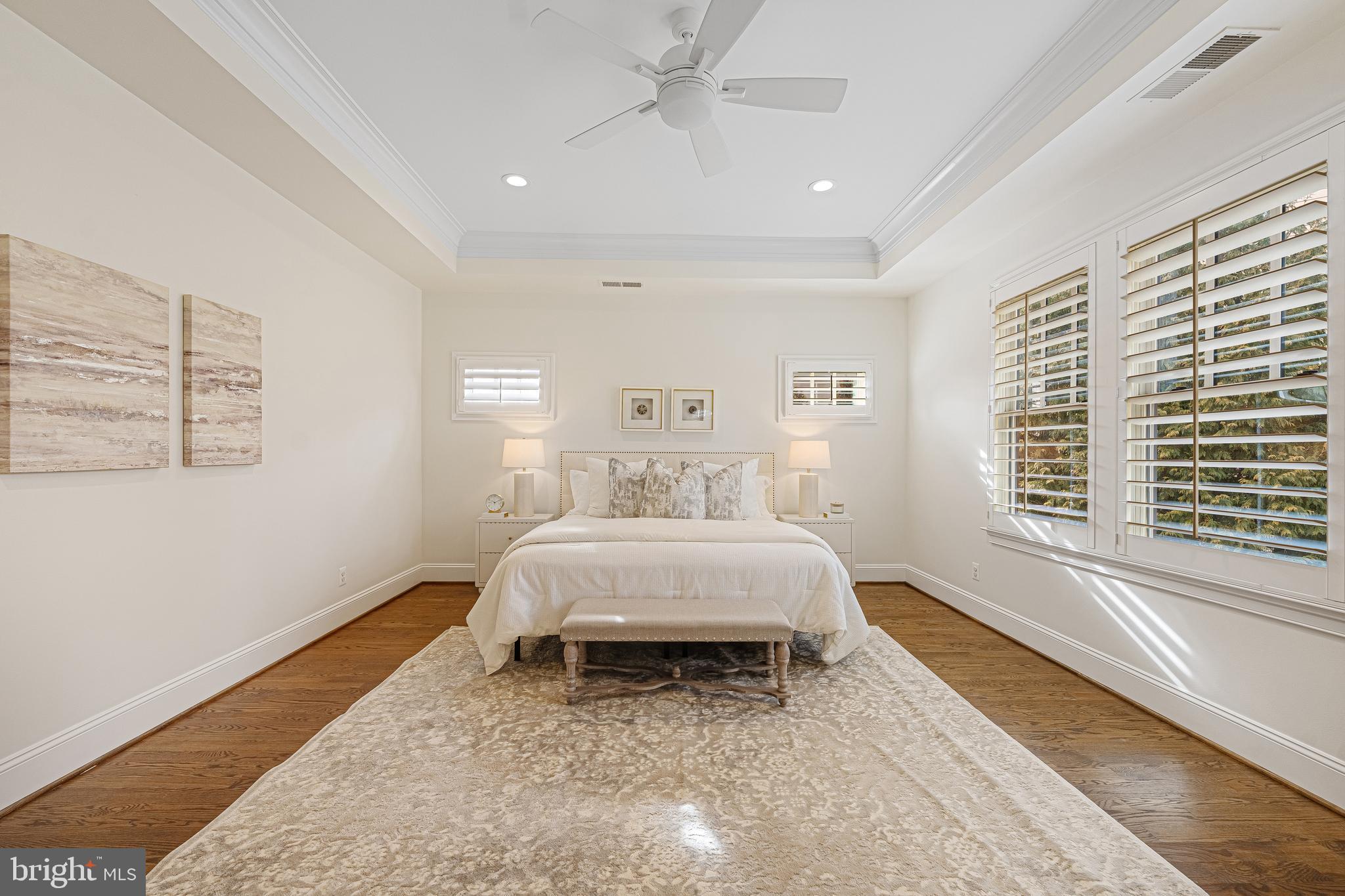 6520 Topeka Road McLean, VA 22101 - Photo 31 of 67 a spacious bedroom with a bed and window