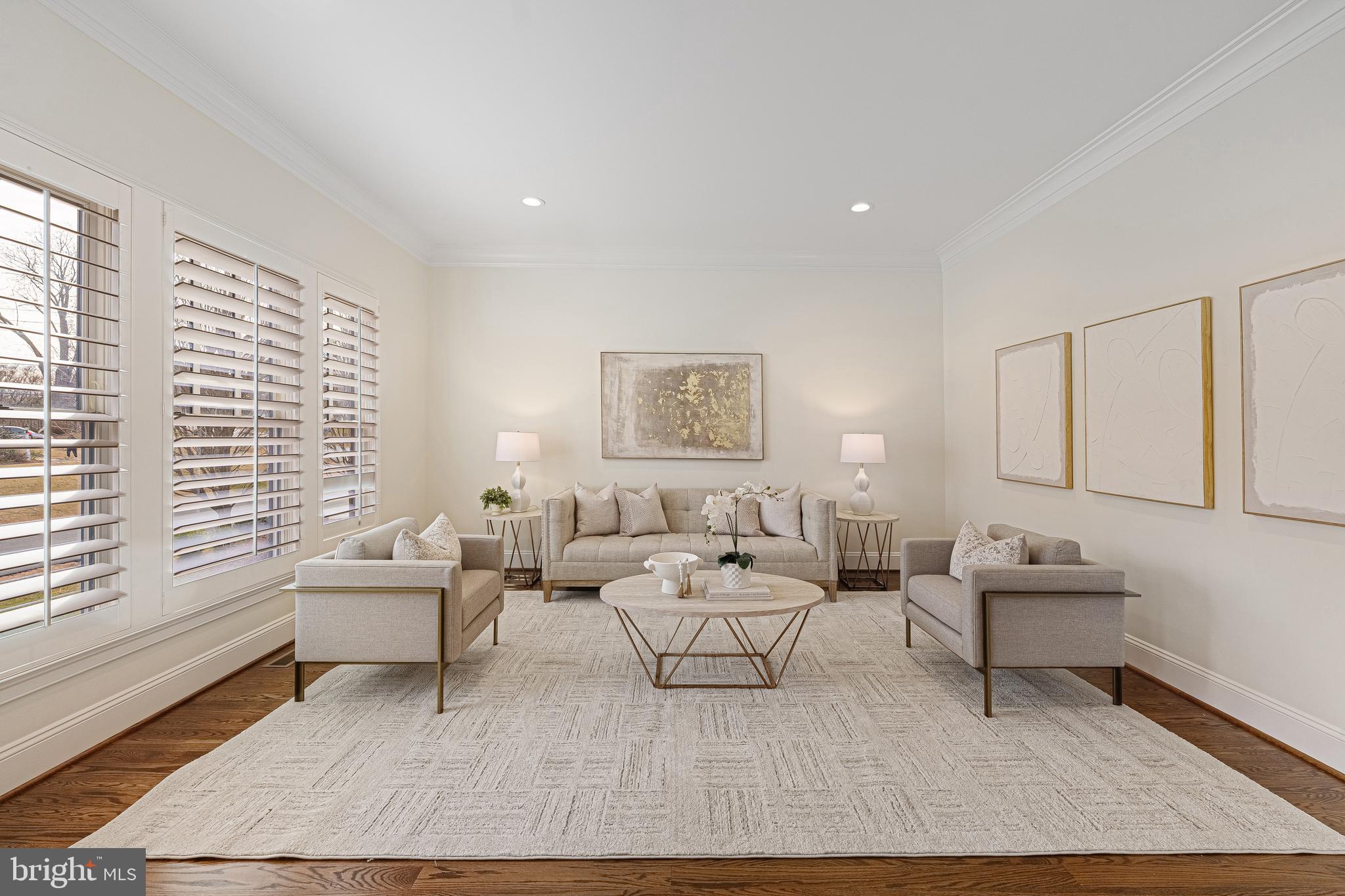 6520 Topeka Road McLean, VA 22101 - Photo 5 of 67 a living room with furniture and a rug