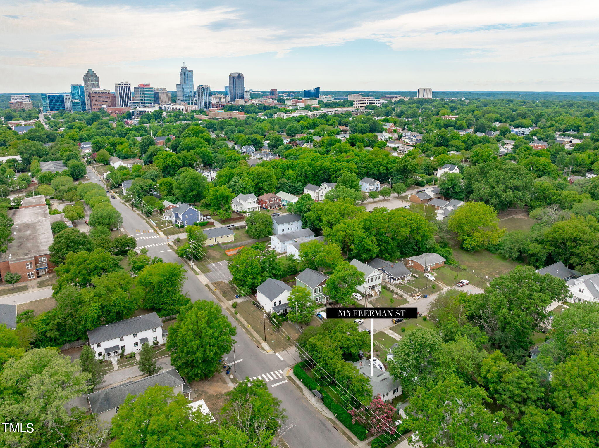 515 Freeman Street Raleigh, NC 27601 - Photo 41 of 44 Aerial-5