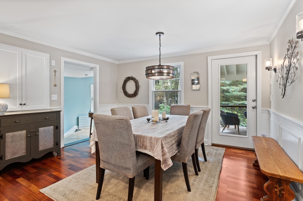 40 Richardson Road Boxborough, MA 01719 - Photo 10 of 39 a view of a dining room with furniture window and wooden floor