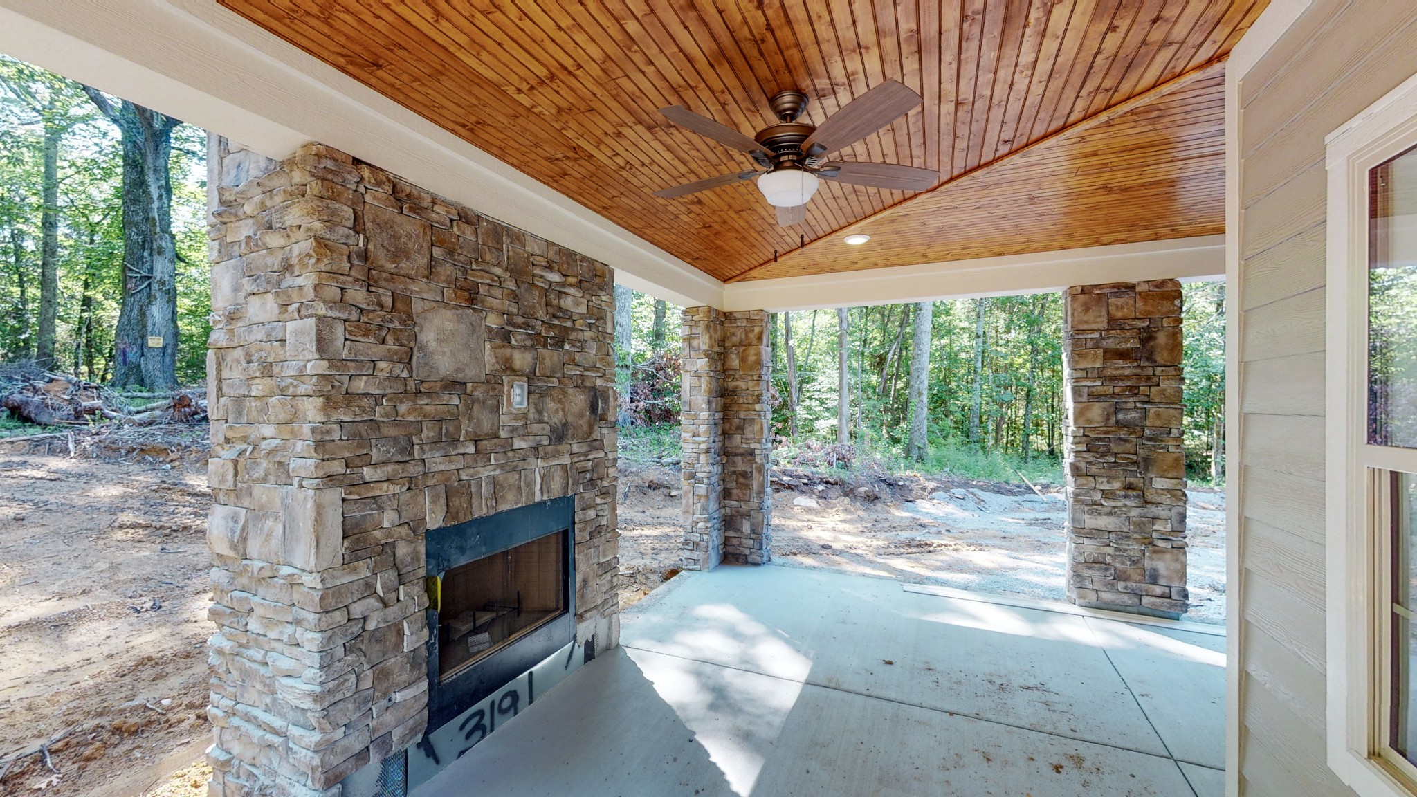 3191 B Greens Mill Road Spring Hill, TN 37174 - Photo 47 of 50 a outdoor space with balcony a fireplace