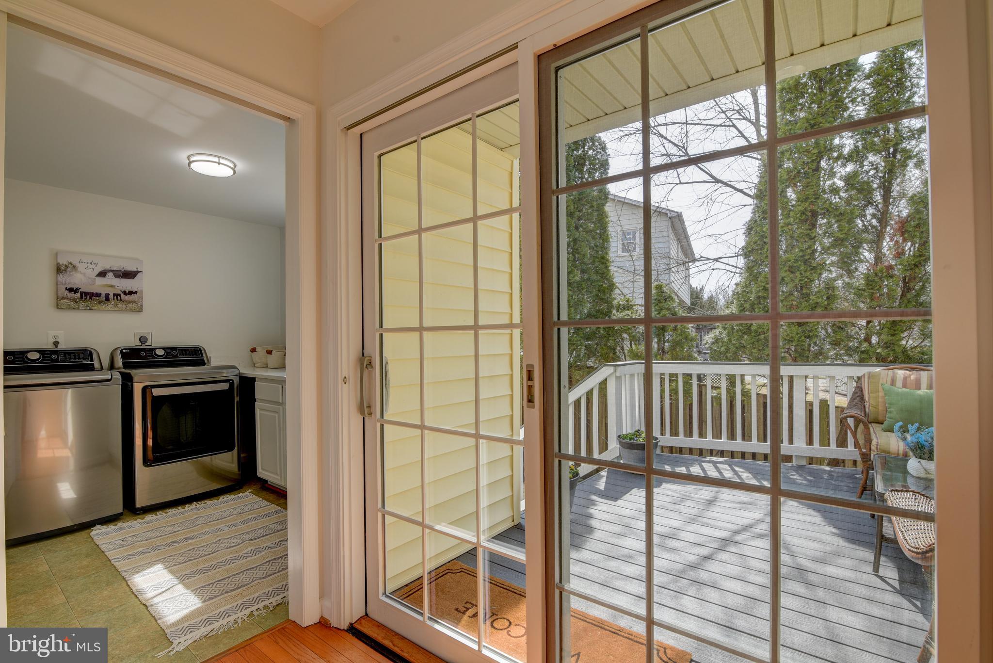 1522 Coat Ridge Road Herndon, VA 20170 - Photo 14 of 41 Siding Glass Door from Mud Room to Deck.
