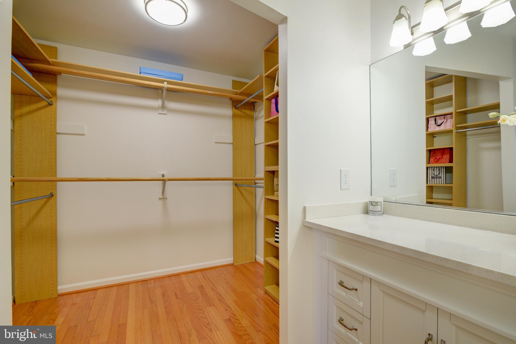 1522 Coat Ridge Road Herndon, VA 20170 - Photo 19 of 41 Primary Walk-in Closet with Custom Built-ins.