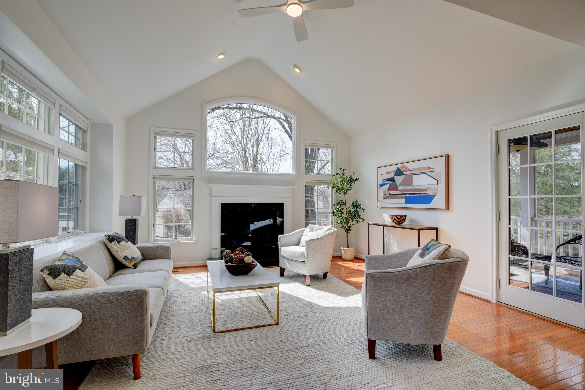 1522 Coat Ridge Road Herndon, VA 20170 - Photo 2 of 41 Dramatic Family Rm w/Gas FRPL, Cathedral Ceiling