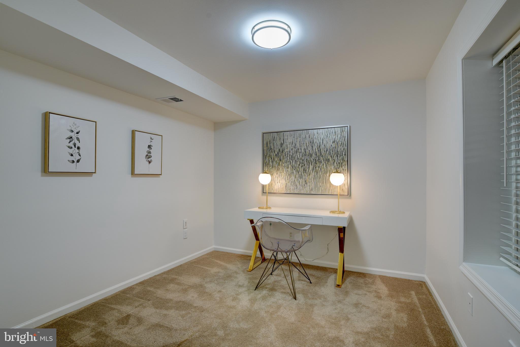 1522 Coat Ridge Road Herndon, VA 20170 - Photo 29 of 41 Lower Level Legal Bedroom Currently Used as Office