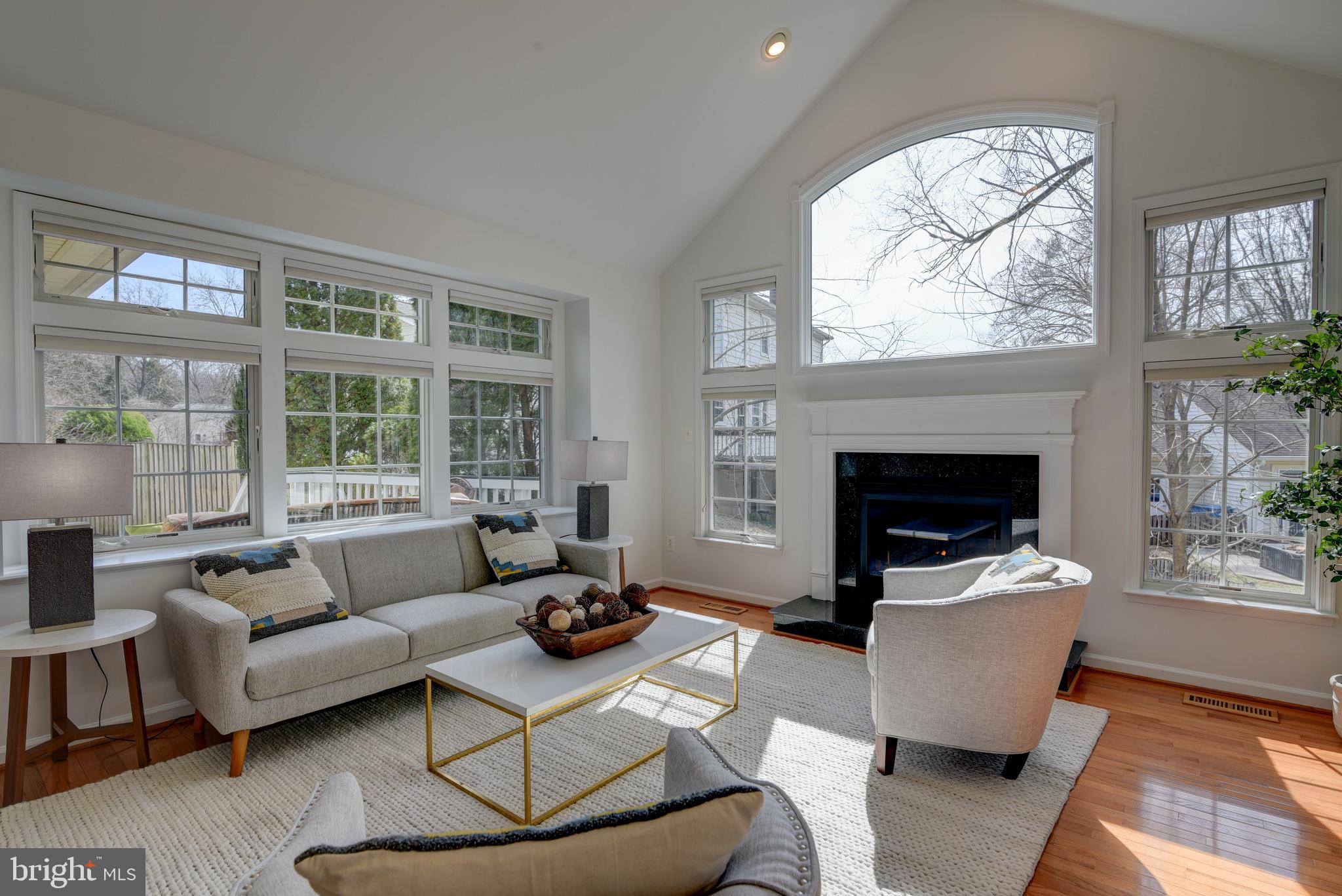 1522 Coat Ridge Road Herndon, VA 20170 - Photo 3 of 41 Light Filled Family Room Adjacent to Kitchen.