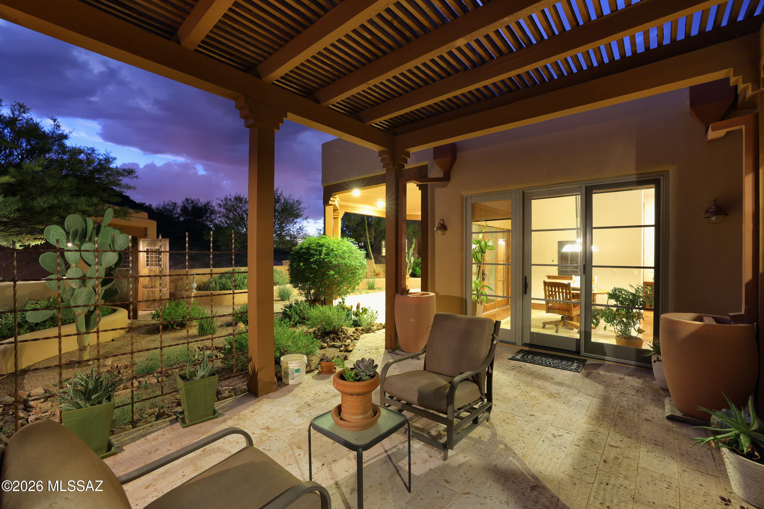 150 Canyon Pass Court Rio Rico, AZ 85648 - Photo 19 of 52 Front Courtyard garden Patio