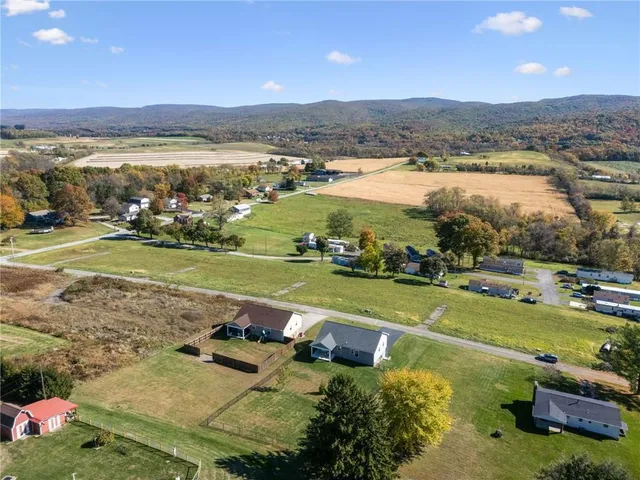 a view of a city with an ocean