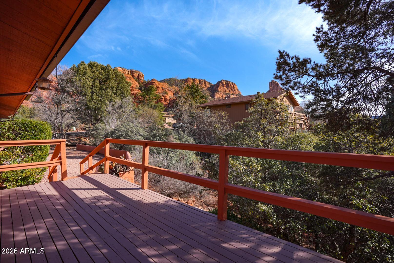 90 Box Canyon Road Sedona, AZ 86351 - Photo 33 of 51 Deck View 2