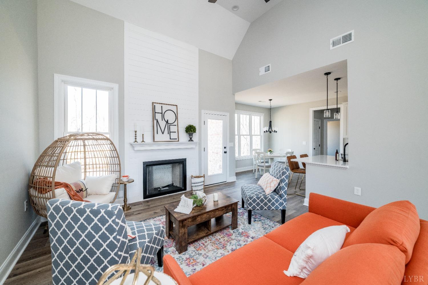 506 Bridge Tree Court Evington, VA 24550 - Photo 9 of 60 a living room with furniture fireplace and window