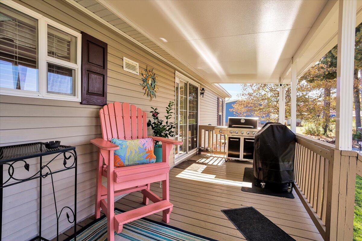 485 Big Cove Drive Penhook, VA 24137 - Photo 36 of 60 a view of a balcony with furniture