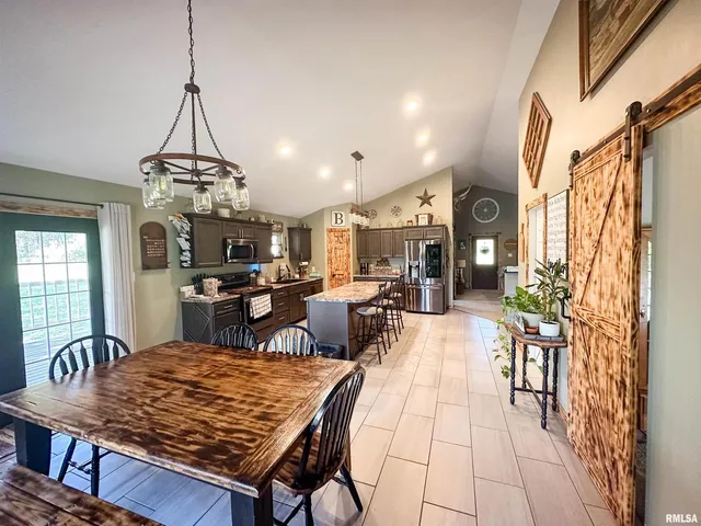 a view of a balcony with wooden floor