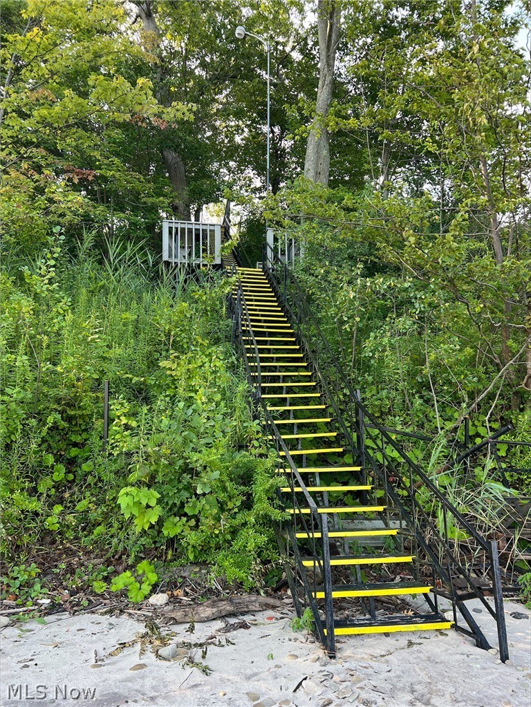5755 Lake Road West, Unit 6 Ashtabula, OH 44004 - Photo 19 of 25 Stairs to Beach