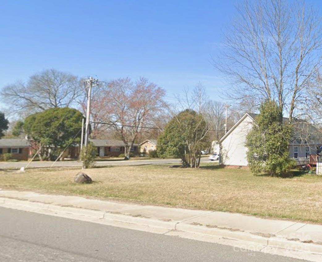 a view of a city with tall buildings